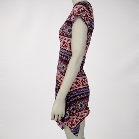 Jonathan Martin Striped Mixed Print Pullover Stretch Knit Tunic - Picture 5 of 11